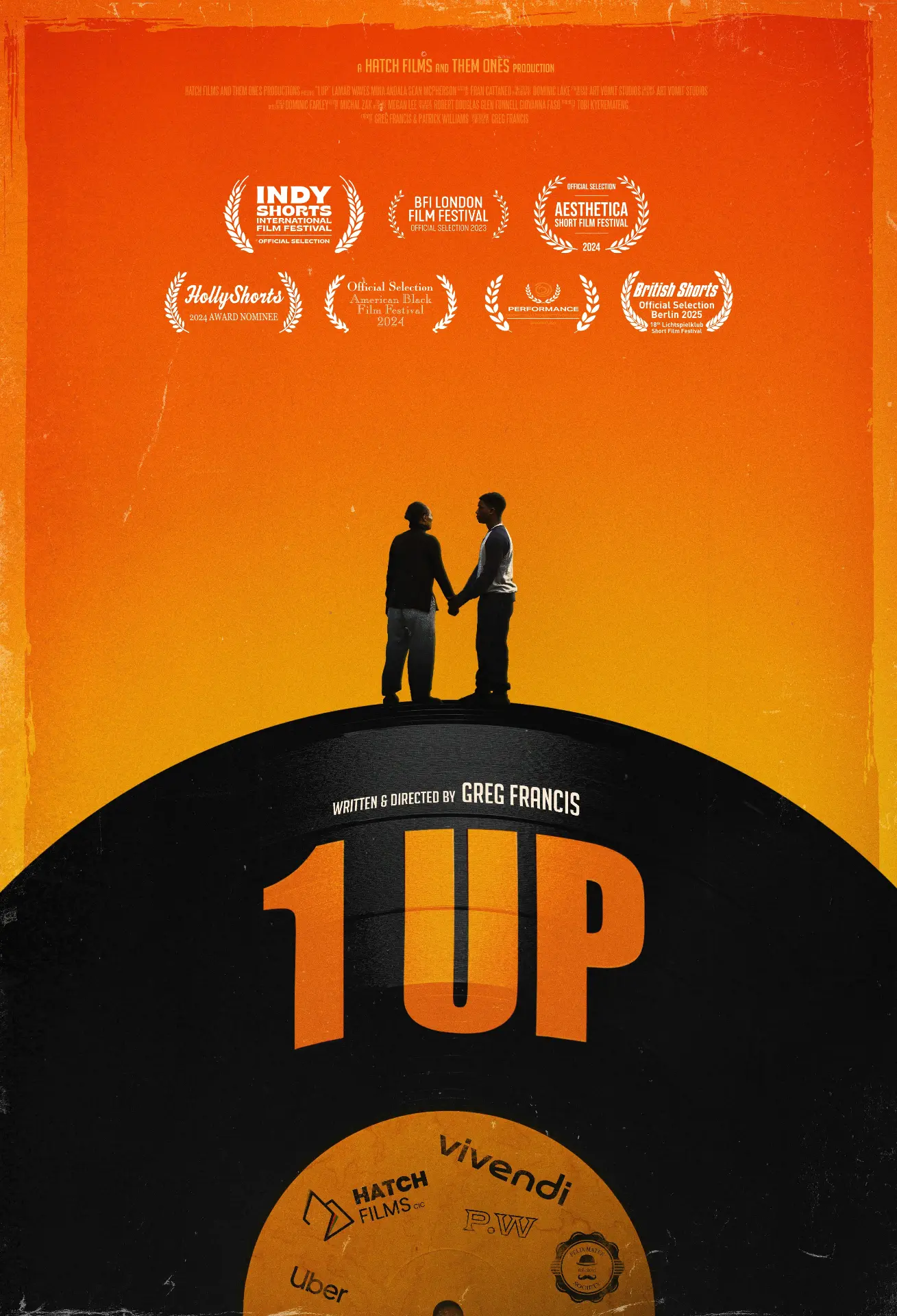 Poster for the short film 1 UP