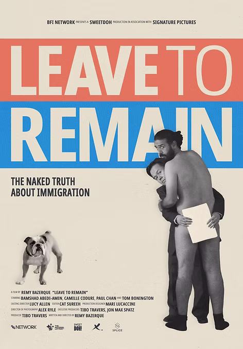 Poster for the short film Leave to Remain