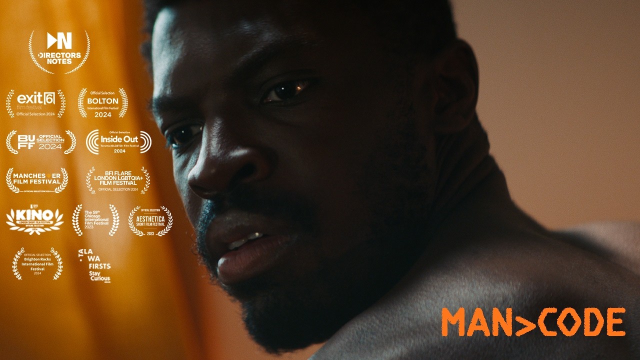 Key art for the short film MAN>CODE