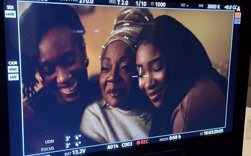 Tropic Skincare ambassadors on set