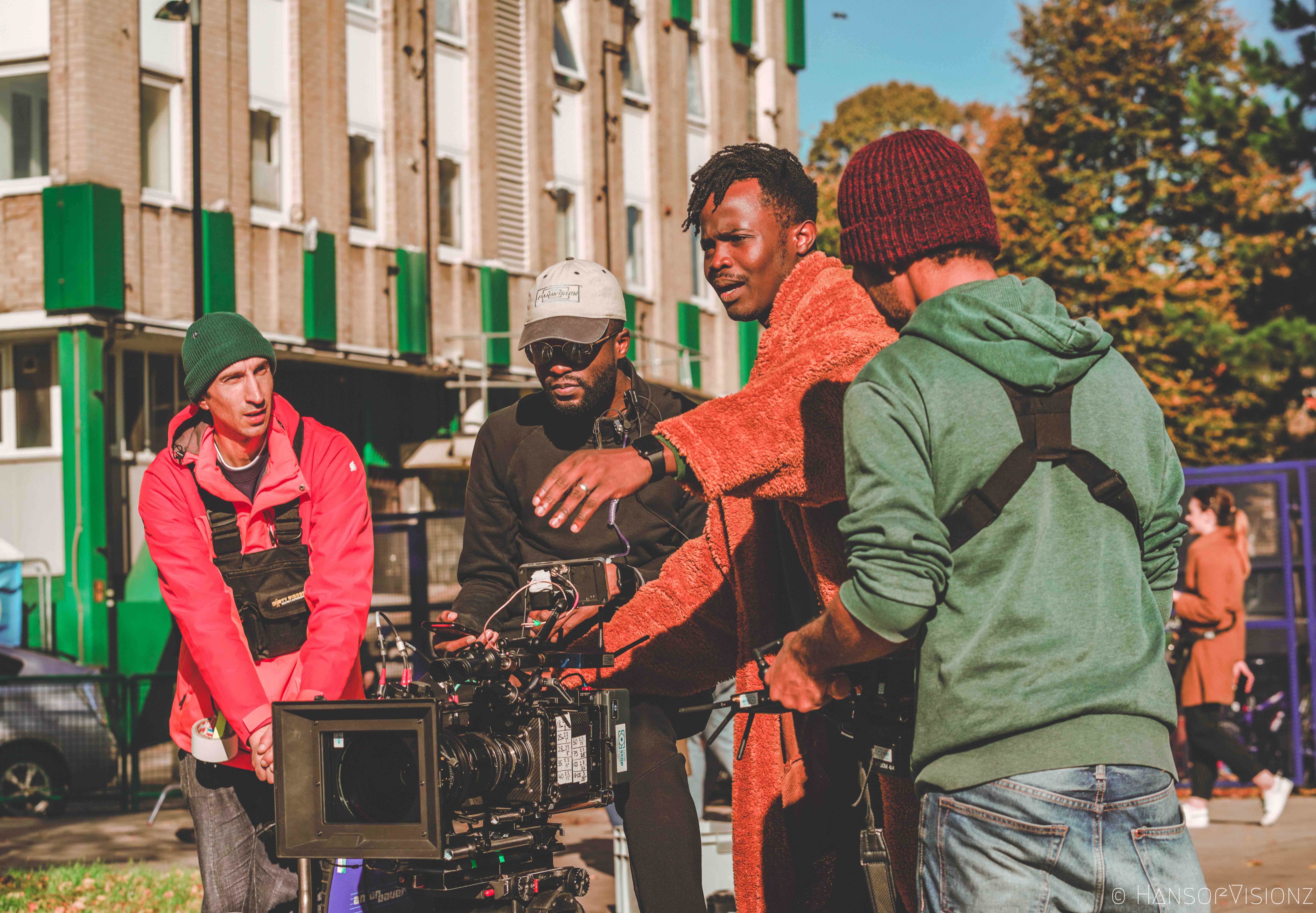 Behind the scenes on Sucka Punch, the crew filming on the estate